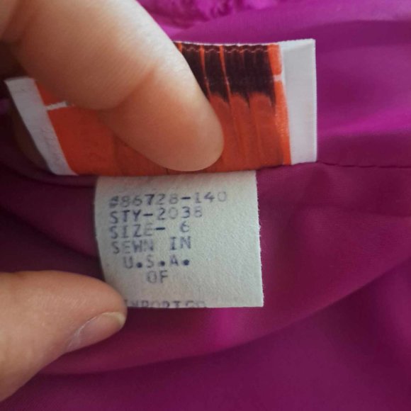 Vintage Miss Elliette 2-pc Blazer w/Skirt Set - Pink - Picture 7 of 8